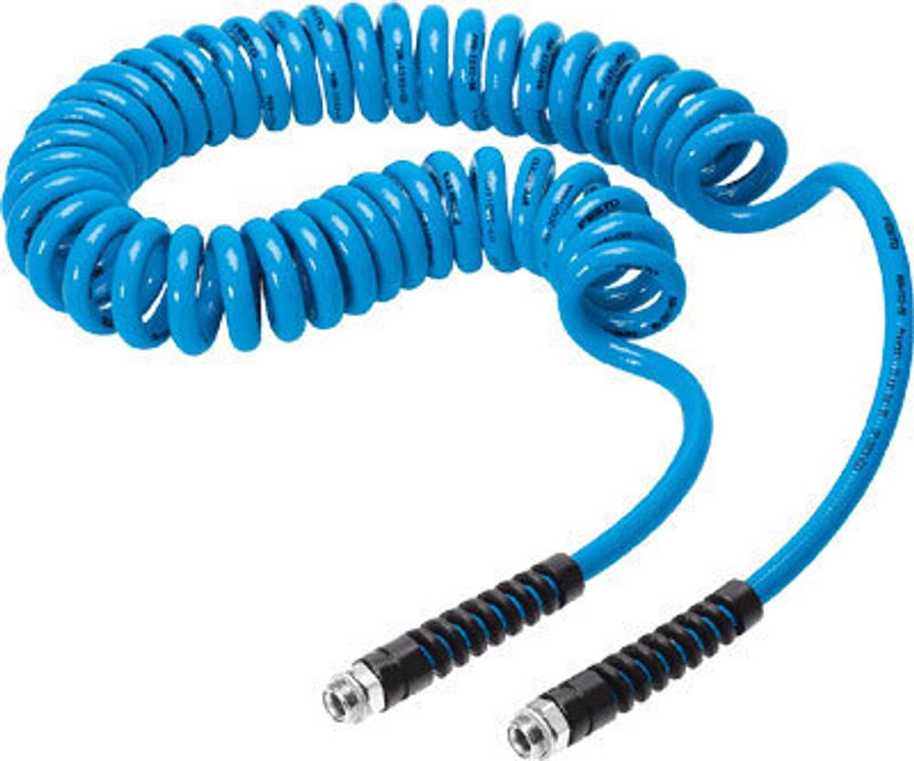 PUN-10X1,5-SG-4,8-BL-1/4 Спиралный полимерный шланг