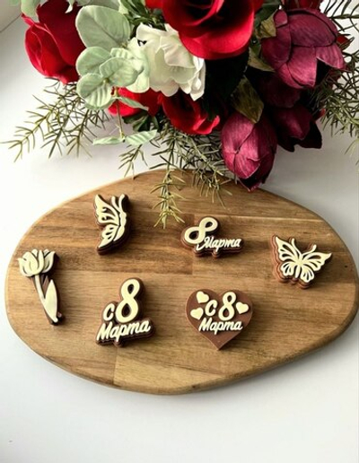 Силиконовый молд "8 марта Планшет"