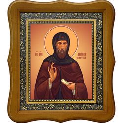 Даниил Египетский преподобный. Икона на холсте.