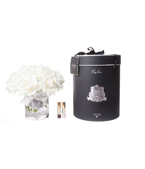 Большой букет белых роз, Cote Noire