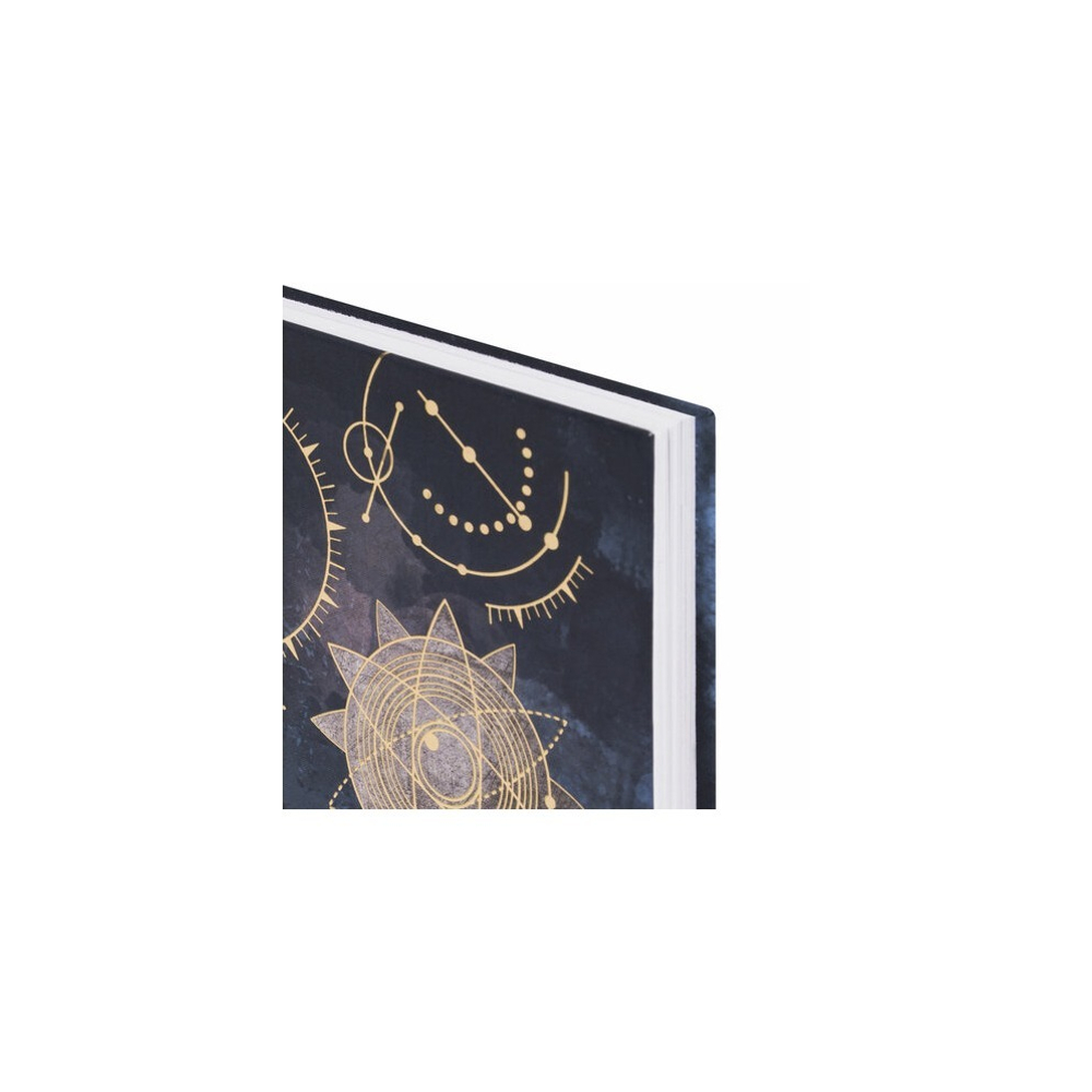 Ежедневник А-5 STAFF недатированный 128л. Astrology ламинированная обложка с фольгой 113519