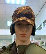 Бейсболка с ушами зим мех Вояж