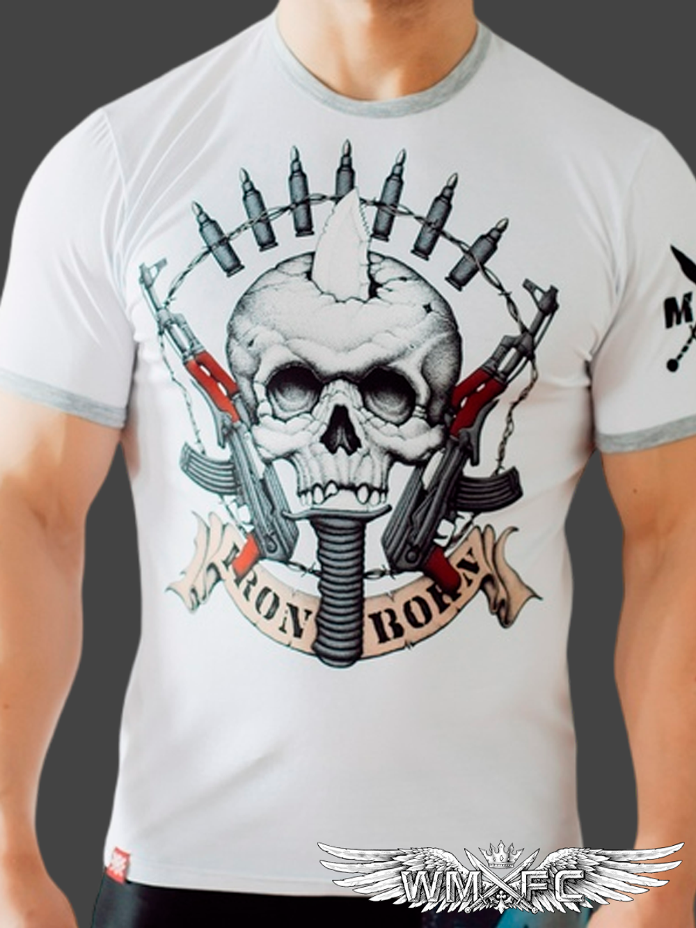 Футболка мужская WMFC knights Iron Born Белый