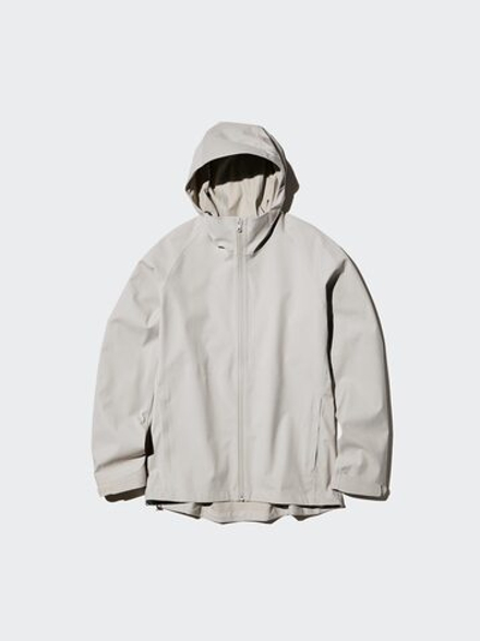 UNIQLO Парка BLOCKTECH, бежевый