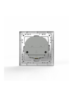Розетка 1-м СП Pixel IP20 с заземл. с 2-мя заряд. устр. USB тип A+C механизм алюм. TOKOV ELECTRIC TKE-PX-R1U2AC-C03