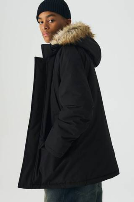 H&M Утеплённая парка, черный