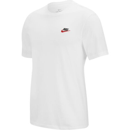 Теннисная футболка Nike NSW Club Tee M - White