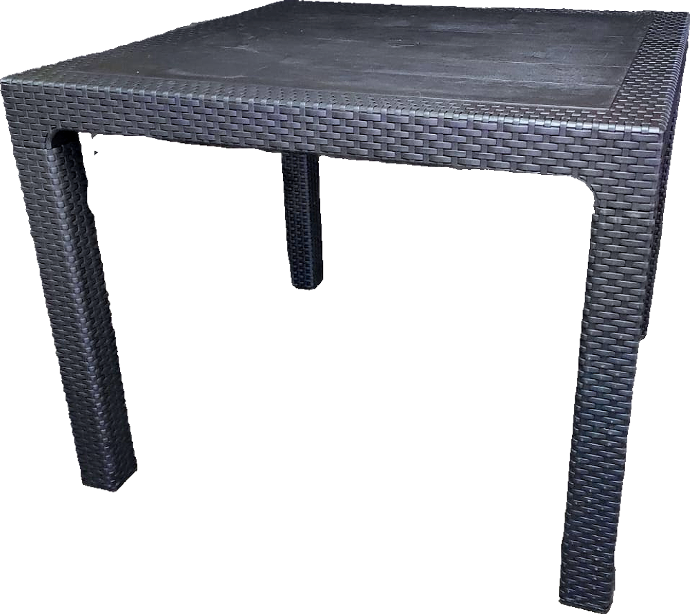 Стол квадратный 95х95 см под ротанг Калифорния «California» арт.80152