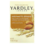 Yardley London, Увлажняющий батончик для ванн, овсянка и миндаль, 113 г (4 унции)