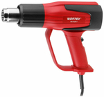 Строительный фен WORTEX HG 6120-1, LCD-дисплей, 2 режима, плавная регулировка температуры
