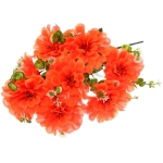 Искусственные цветы «Весеннее вдохновение» 48см 9цветков оранжевые