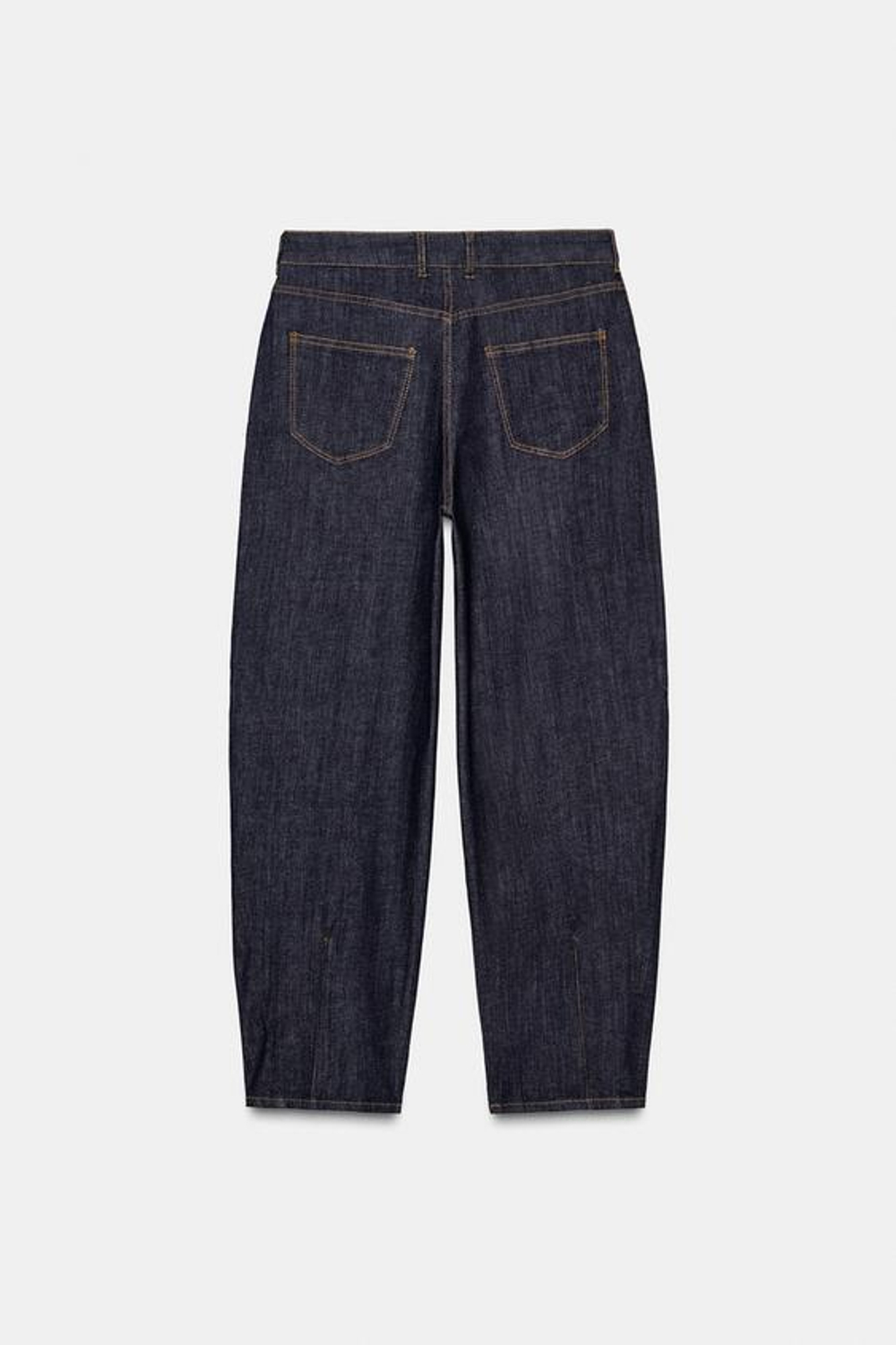 ZARA БРЮКИ BALLOON, СИНИЙ