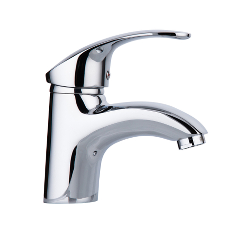 Смеситель для раковины 40к F1021 (литой, п/шпильку, хром, латунь)