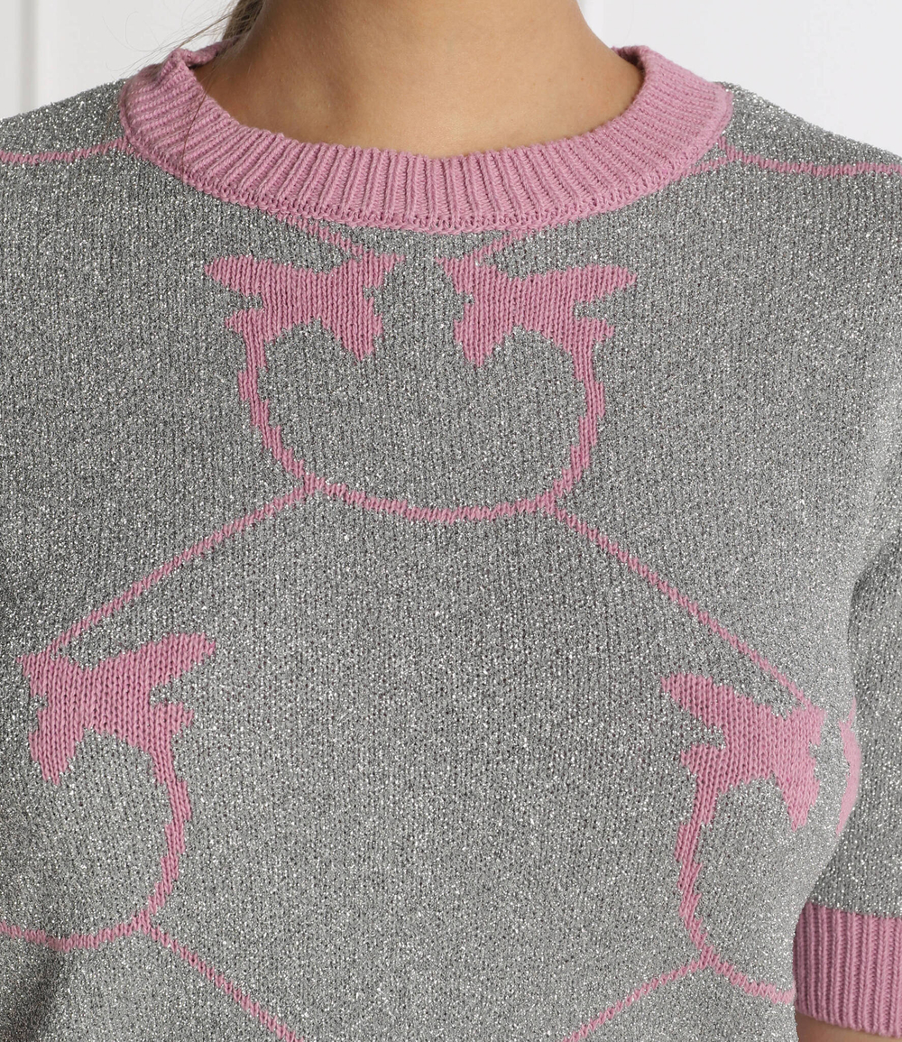 Свитер FUSHIKI 2 Pinko - серебряный(1G18GU A09L)