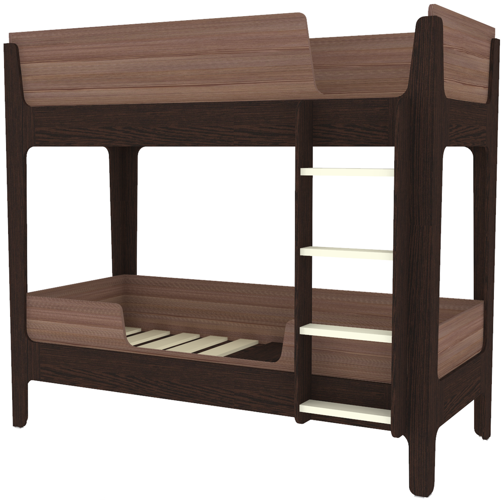 Кровать двухъярусная КарИВи Лотос Венге Бодего Темный