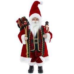 GAEM Дед Мороз, L26 W16 H62/45 см