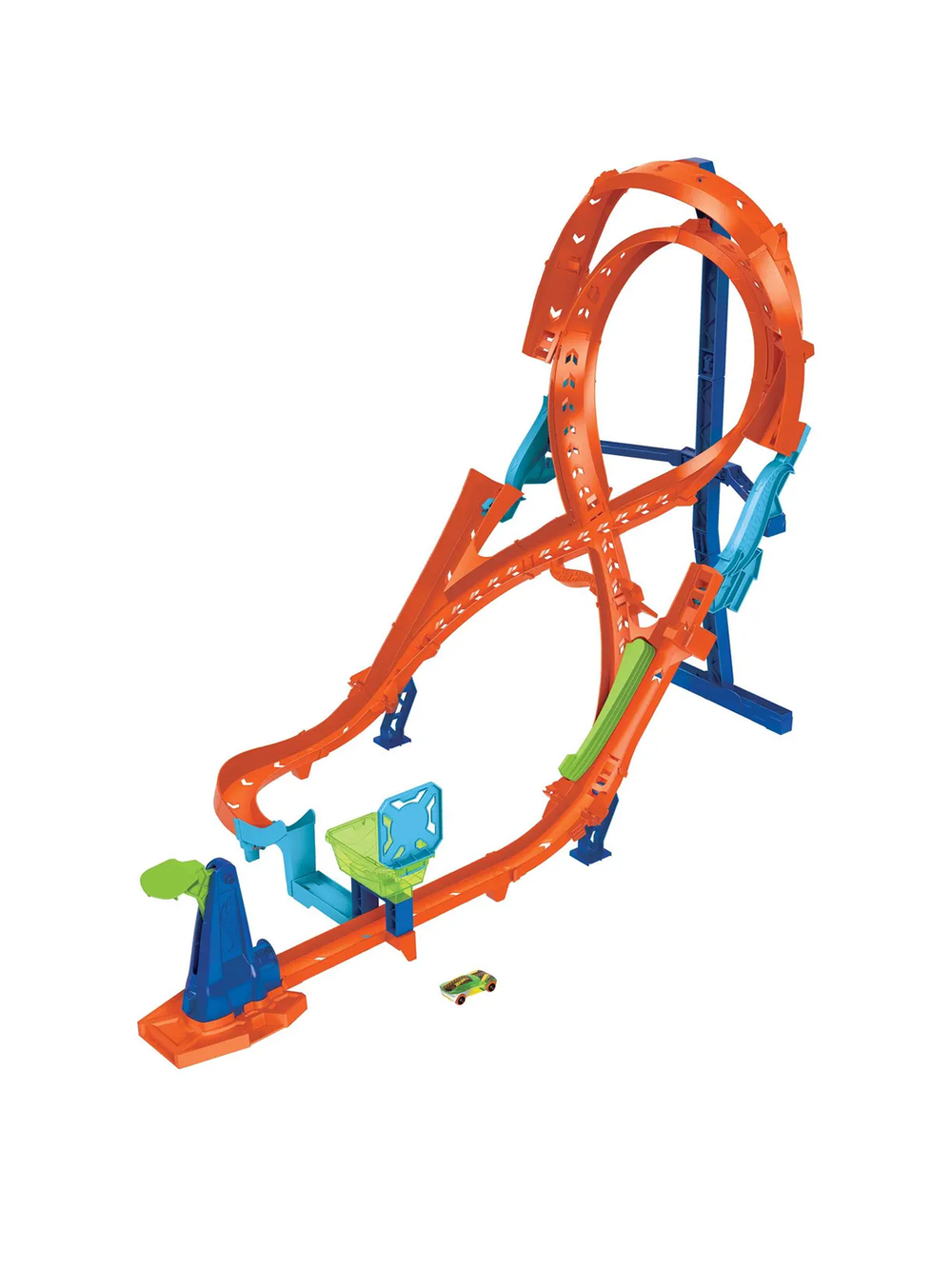 Hot Wheels HMB15 Вертикальный прыжок, трасса для гоночных машин с эффектом прыжка, игровой набор, оригинал Mattel