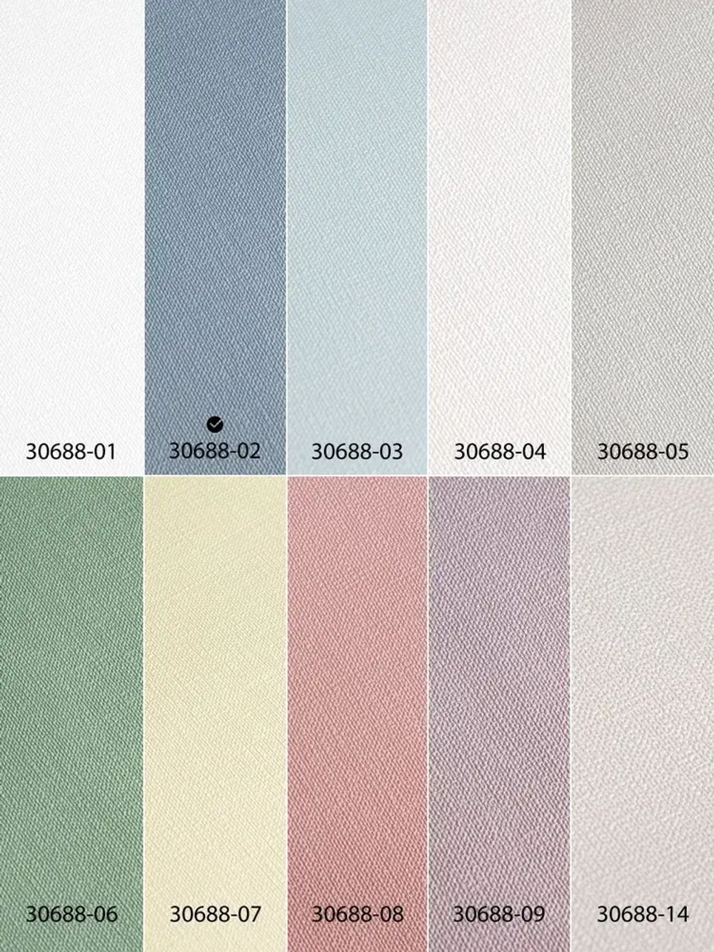 Обои флизелиновые 1.06, виниловые синие однотонные Textile (Moda Interio) метровые под ткань в спальню и гостинную