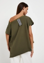 Футболка Качели Хаки