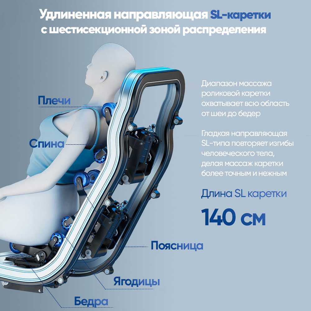 Массажное кресло RelaxMaster Zen Tech, SL, 4D