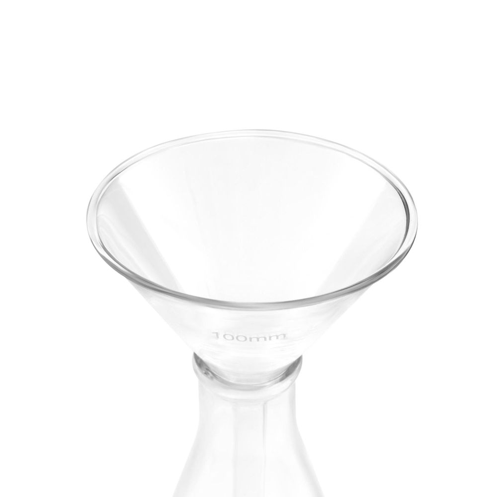 Воронка стеклянная конусная, 100 мм