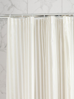 Шторка для ванной DeNASTIA mat stripe 180x200 ПЕВА, бежевый