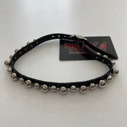 Чокер ремешок 10мм с разными бусинками