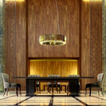 Pendant design lamp  Tom Kirk Facet by Innermost D60 (Gold)