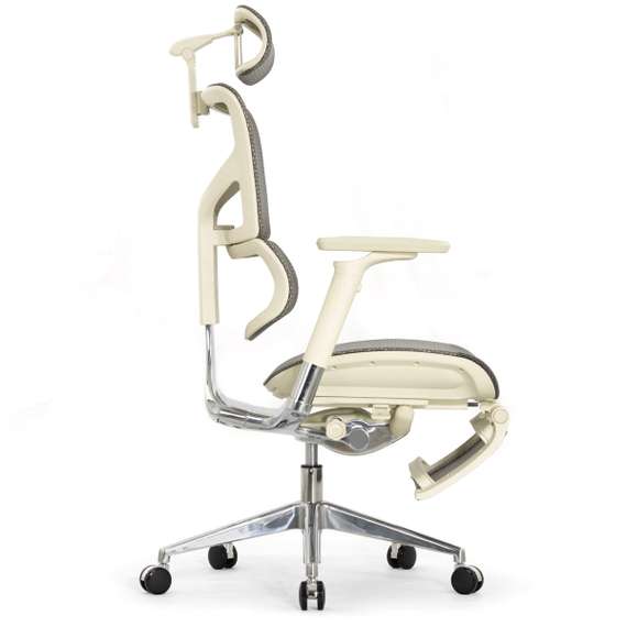 Кресло EXPERT 2 SAIL RSAM 01-G (сидение MAX с подножкой, подлокотн 6D(360), сетка сер/каркас светл)