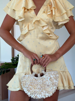 Платье Sempre мини лимонный