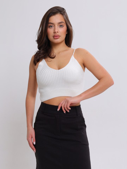 Кроп-топ на бретелях