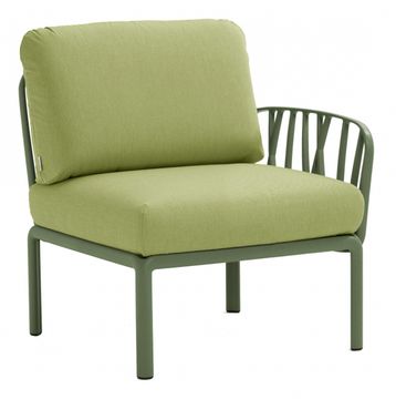 Модуль правый/левый пластиковый с подушками Komodo Elemento Terminale DS/SX Италия