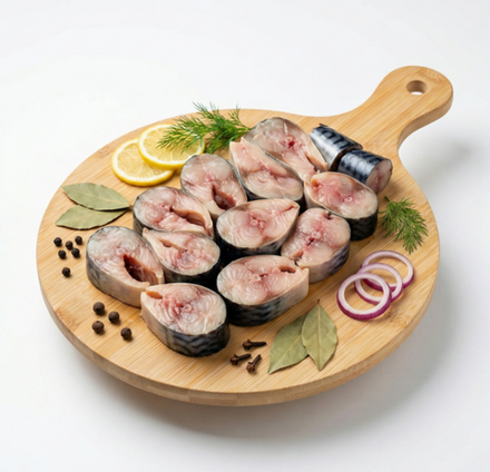 Скумбрия пряного посола кусочками