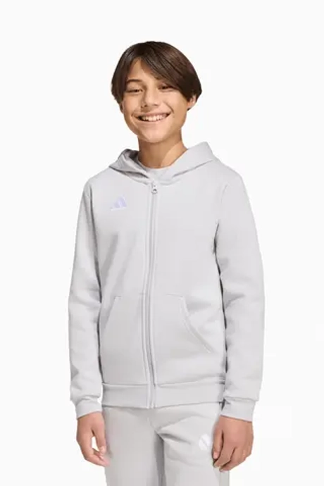 Кофта adidas Entrada 26 Sweat Full-Zip Junior - серый