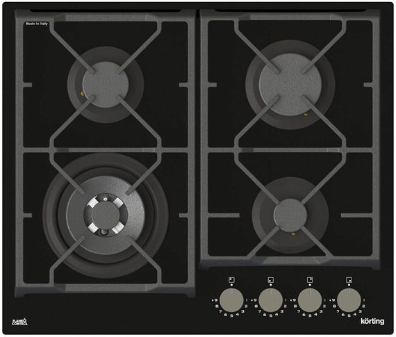 Газовая стеклянная варочная панель Korting HGG 6987 CTN FLC