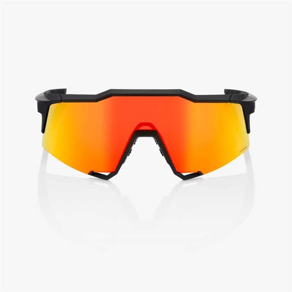 Очки спортивные 100% Speedcraft Soft Tact Black / HIPER Red Multilayer Mirror Lens (61001-412-01)