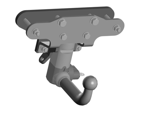 Фаркоп WESO 9029-D2 на Tank 500 2021- на все типы рам, Haval H9 2015-, Haval H5 2023-