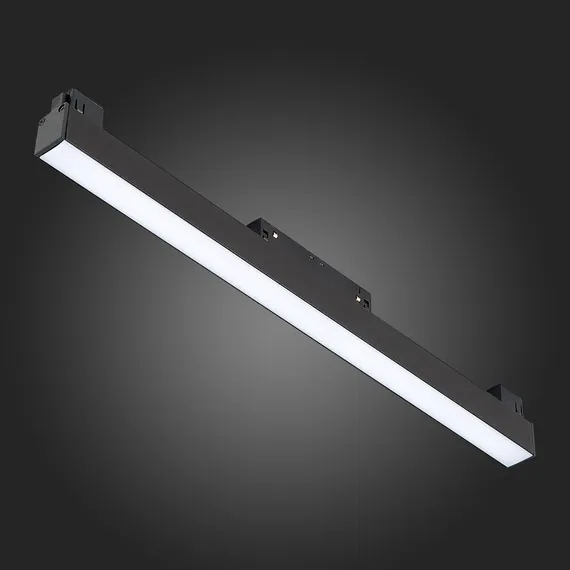 ST360.436.12DIM Магнитный трековый светильник Черный LED 1*12W 3000K 780Lm Ra>90 120 IP20 L406xW22xH СКАЙЛАЙН 48V