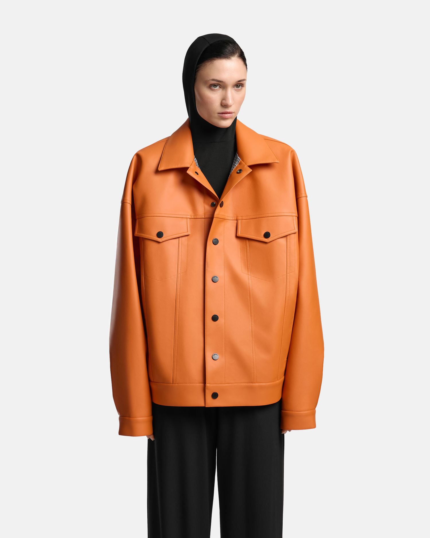 ДЖИНСОВКА ИЗ ЭКОКОЖИ