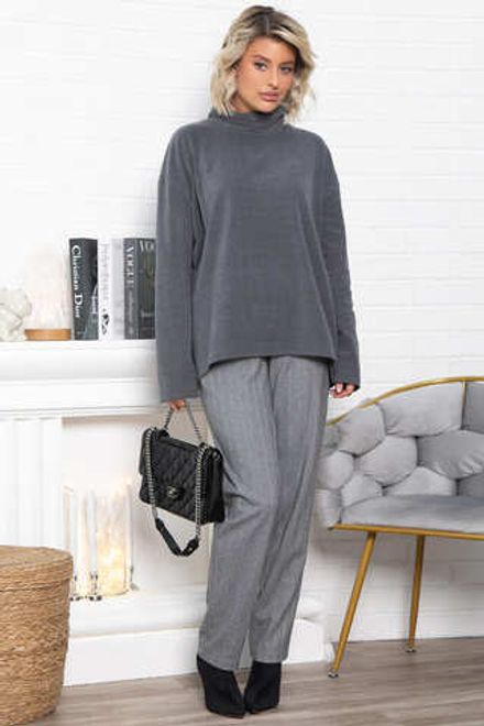 Брюки зауженные Диксон (серые) Б15009-8М LT Collection