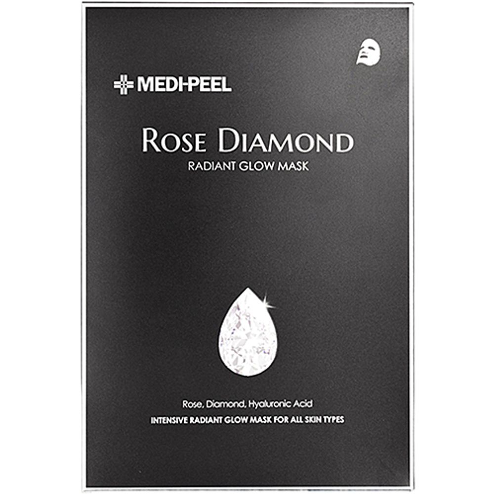 Medi-Peel Rose Diamond Mask маска с алмазной пудрой для сияния кожи