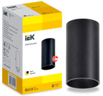 Светильник 4001 накладной потолочный под лампу GU10 черный IEK