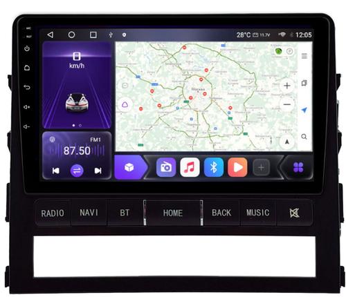 Магнитола для Toyota Land Cruiser 200 2015-2021 (без JBL) - Kuberg HP-9618 (рамка с кнопками) Android 12, Быстрая, CarPlay, 4G SIM-слот