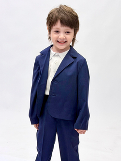 Костюм (пиджак, брюки, поло) для мальчика 6-9 лет Fleur de Vie