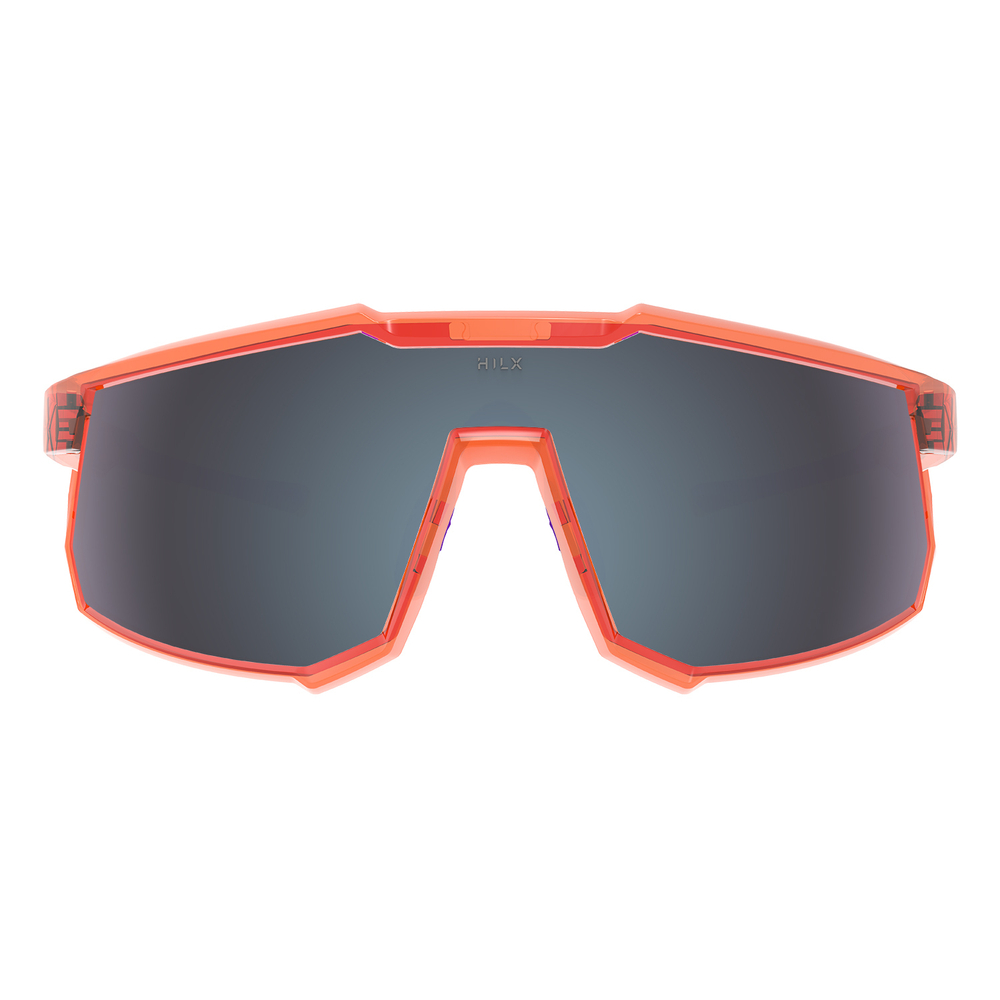 Спортивные очки HILX Big Head / Shiny Orange Purple / Silver Lens