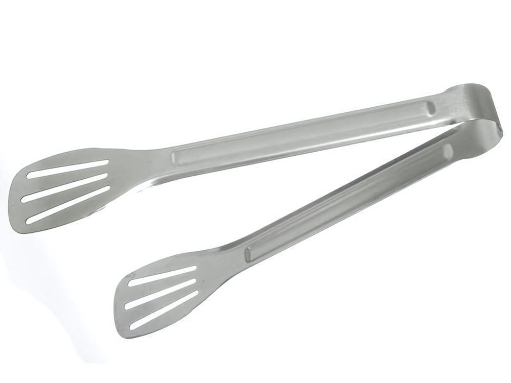 Щипцы кулинарные с прорезями нерж 28см S-8