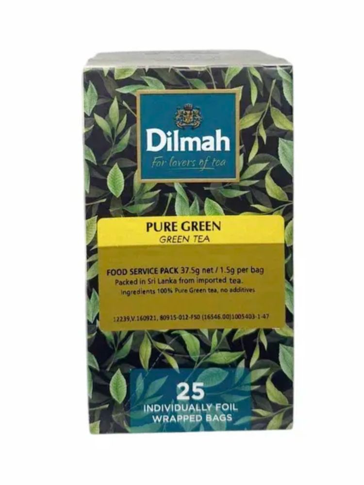 Чай зеленый Dilmah в пакетиках 25 шт x 4 уп