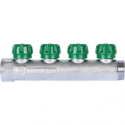 Коллектор распределительный 1", 4 отвода 3/4" EU