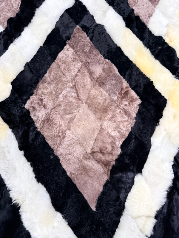 Меховой Коврик прикроватный накидка на кресло из овчины