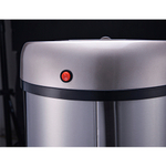 Ведро для мусора сенсорное, круглое, нерж, внутр ведро, Foodatlas JAH-9110, 6 л